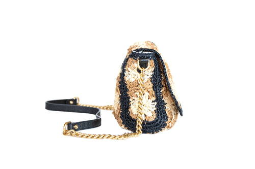 Gucci 2019 GG Marmont Raffia Shoulder Bag - Queen May
