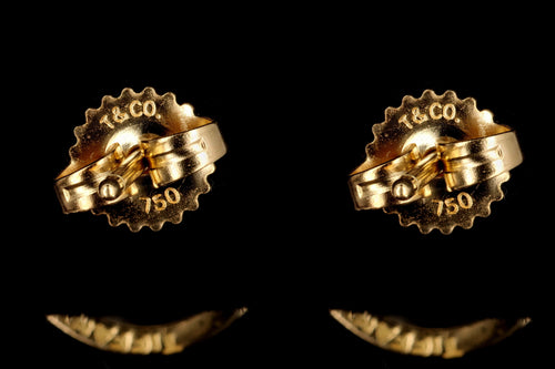Modern Tiffany & Co. 18K Yellow Gold Elsa Peretti External Circle Stud Earrings - Queen May