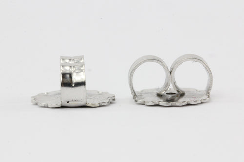 14K White Gold 1.95CTW Diamond Stud Earrings - Queen May