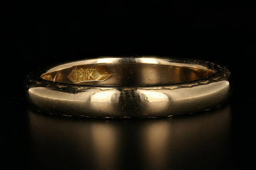 Edwardian 18K Yellow Gold Band - Queen May