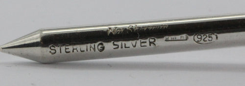 Sterling Silver Italian Nat Sherman Golf Tee - Queen May