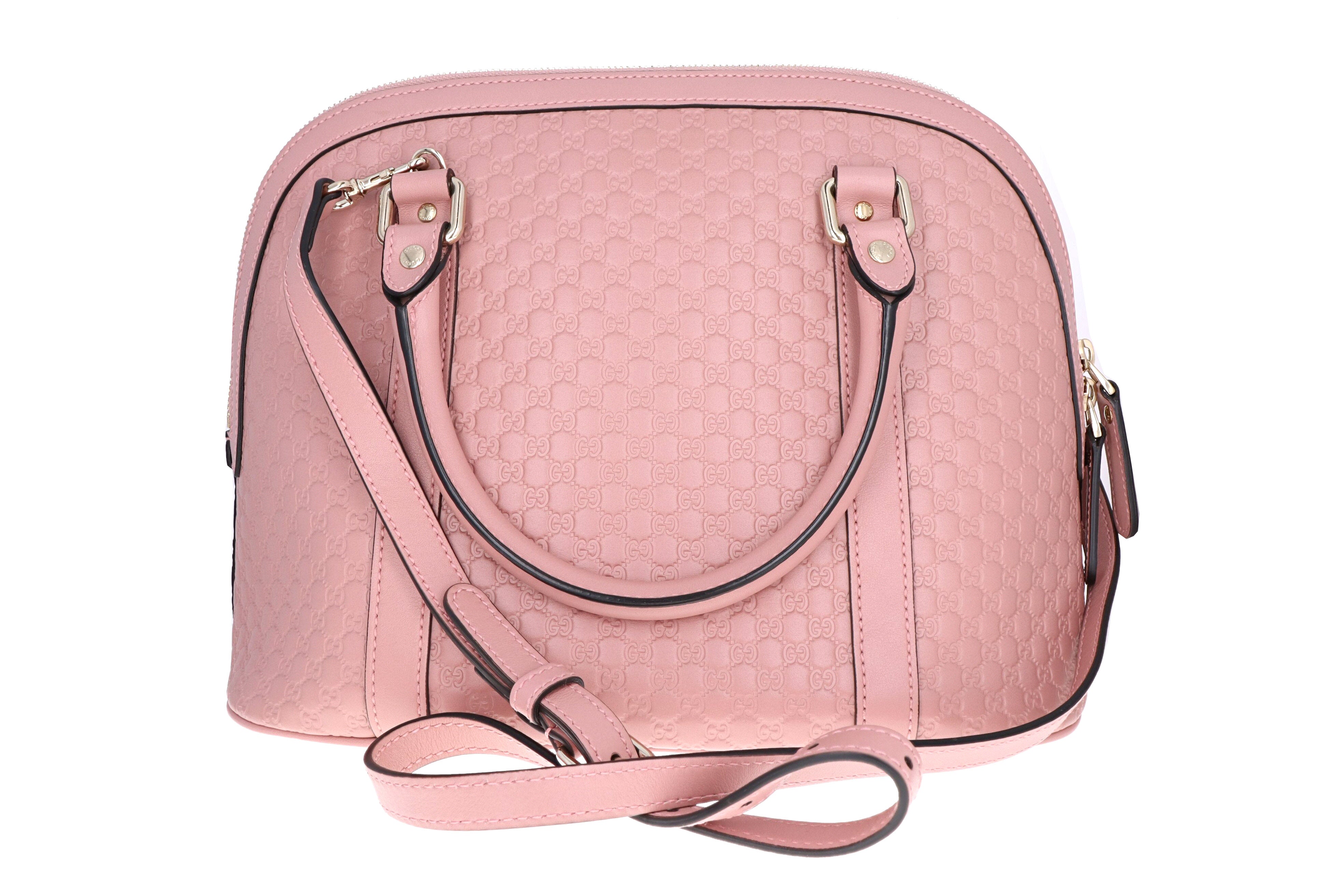 Gucci Pre-Owned large Microguccissima Dome handbag - Pink