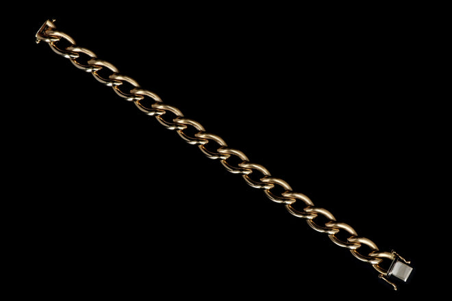 14K Yellow Gold Link Bracelet - Queen May