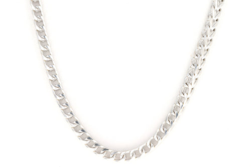 14K White Gold 2.75mm Square 24 Inch Chain - Queen May