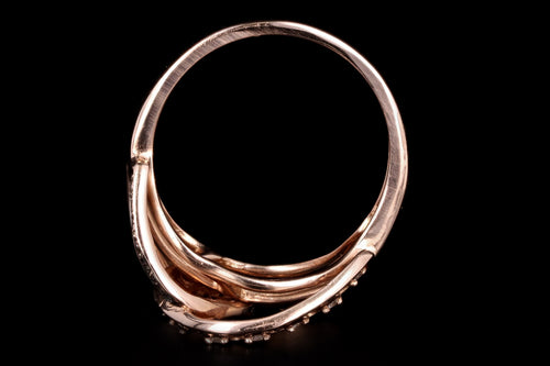 Le Vian 14K Rose Gold Chocolate Diamond Interlocking Ring - Queen May