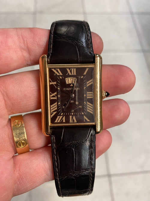 Cartier Tank XL Pink Gold Reference 3185 - Queen May