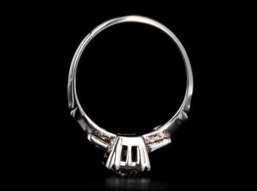 Art Deco 0.90 Carat Old European Diamond Engagement Ring - Queen May
