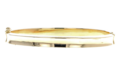 18K Yellow Gold Bangle - Queen May