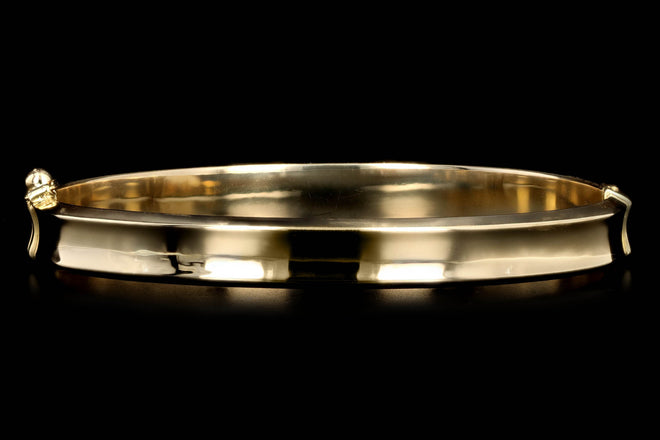 18K Yellow Gold Bangle - Queen May