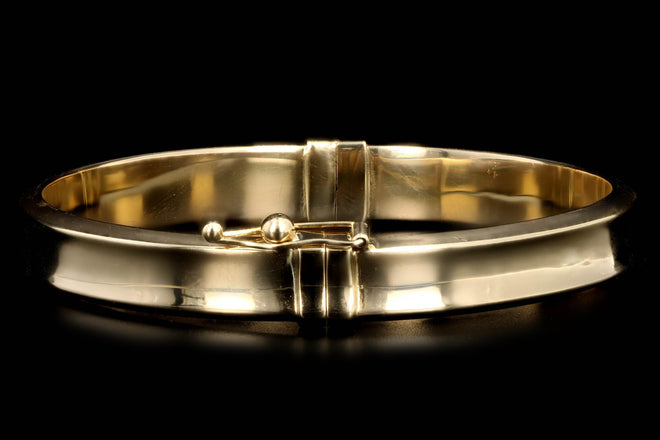 18K Yellow Gold Bangle - Queen May