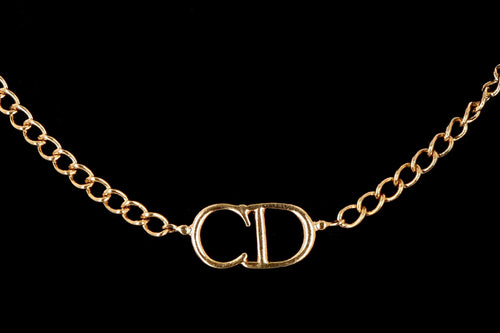 Christian Dior Logo Necklace - Queen May
