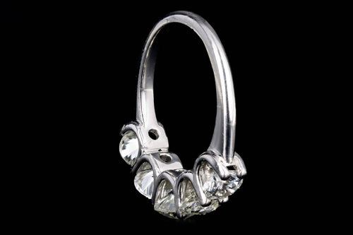 New Platinum 2.92 Carat Diamond 5 Stone Ring - Queen May