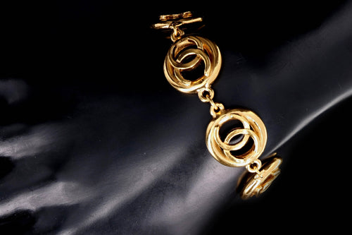 1983 Vintage Chanel Logo Bracelet - Queen May