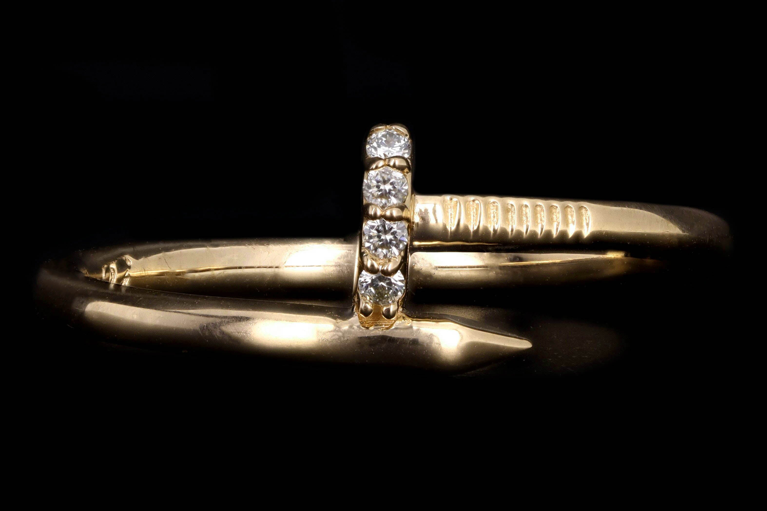 CRB4092700 - Juste un Clou ring - White gold, diamonds - Cartier