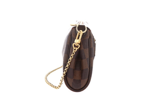 Louis Vuitton Damier Ebene Eva Pochette - Brown Crossbody Bags, Handbags -  LOU800748