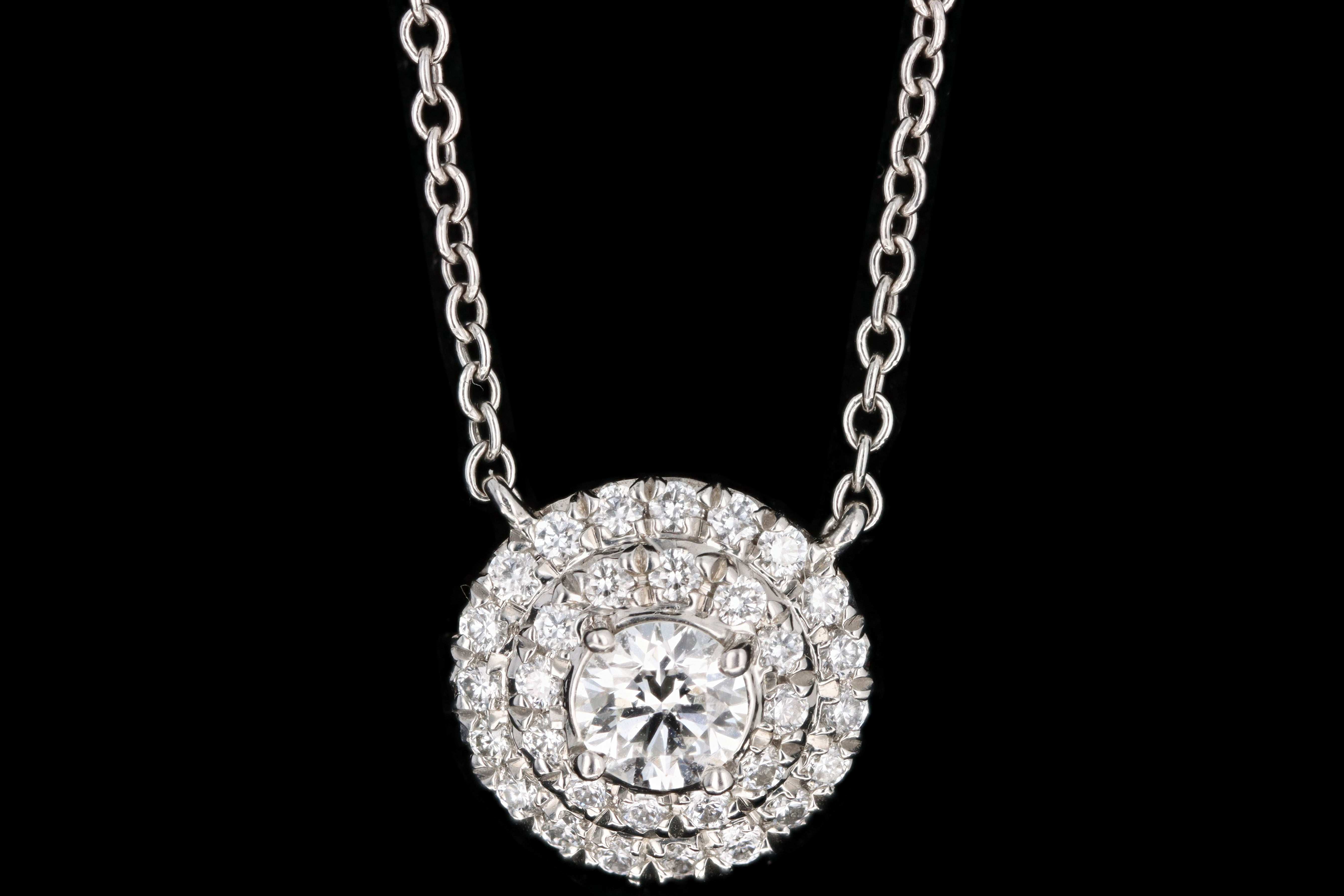 Star - Platinum and Diamond Necklace