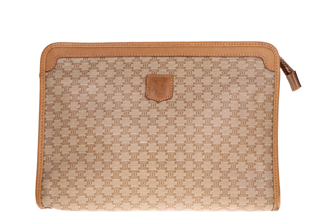 Vintage Celine Macadam Clutch Bag - Queen May