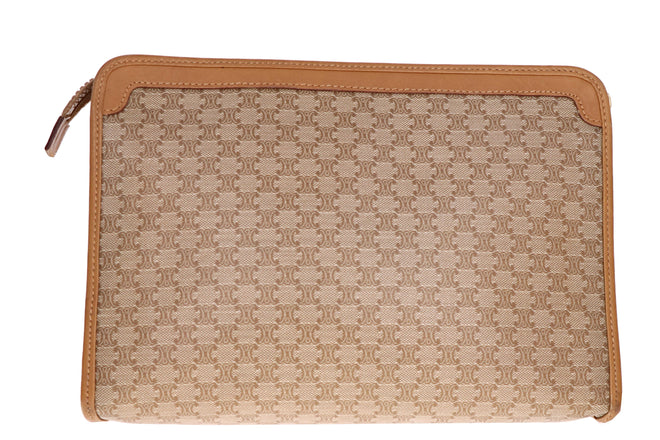 Vintage Celine Macadam Clutch Bag - Queen May