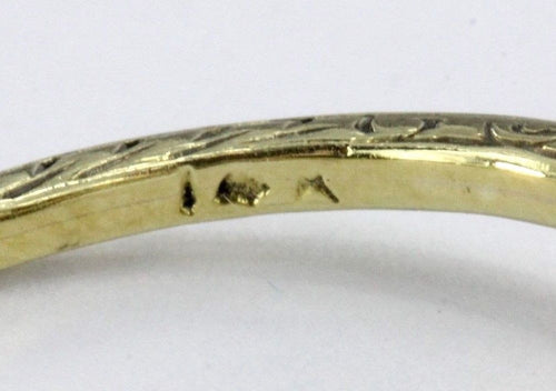Antique Art Nouveau 14K Gold Old Mine Cut Diamond Engagement Ring - Queen May