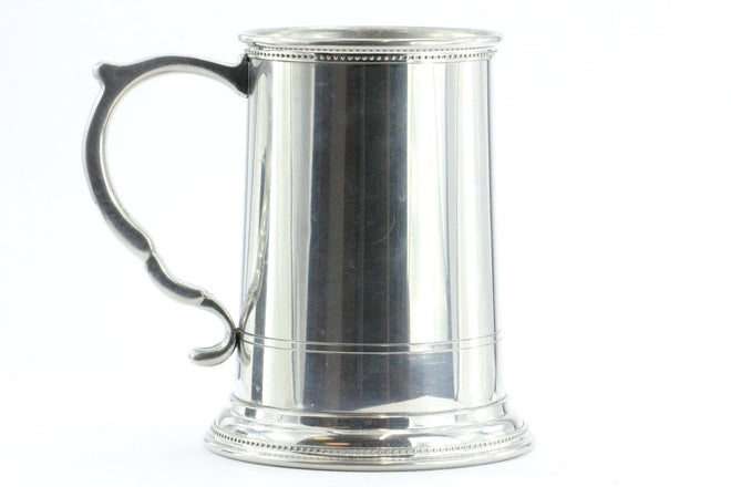 Vintage Tiffany & Co Handcrafted Pewter Tankard Mug - Queen May