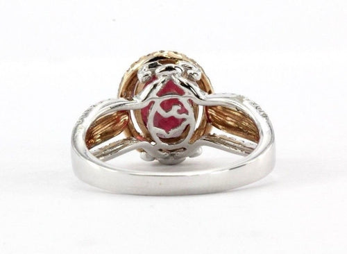 14K White & Rose Gold EFFY Ruby Royale, Diamond & Ruby Ring - Queen May