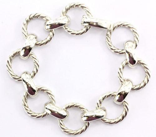 RARE Tiffany & Co. Sterling Silver Circle Bracelet - Queen May