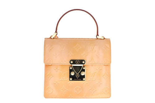 Louis Vuitton Spring Street NM Handbag Monogram Vernis with Monogram Canvas  and