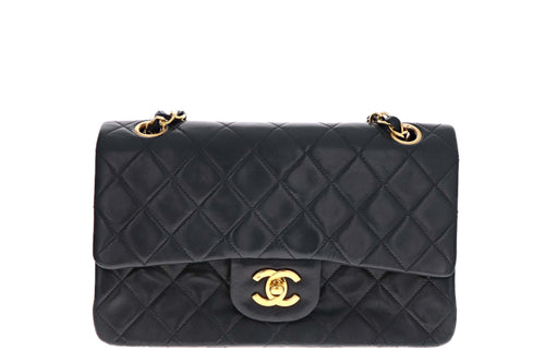 Chanel Vintage Lambskin Classic Double Flap Bag Small - Queen May