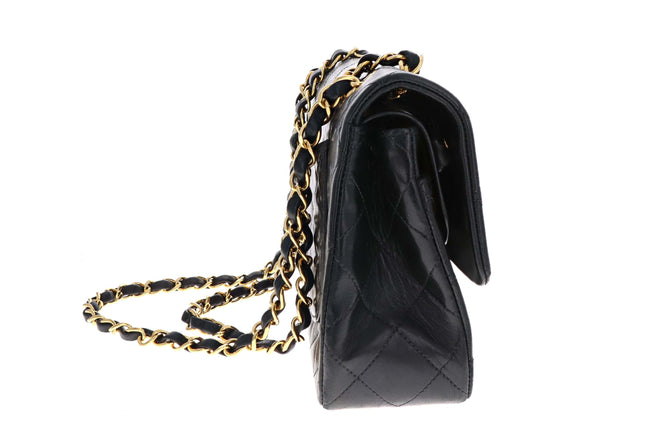 Chanel Long Rare Vintage Patent Leather Classic Flap Bag Bijoux Chain Crossbody Bag