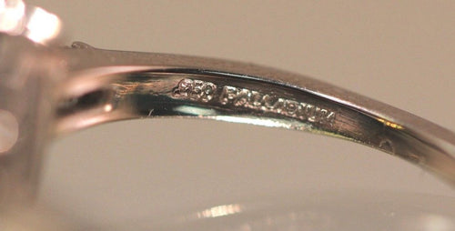 Tiffany & Co. Emerald Cut Diamond Palladium Engagement Ring - Queen May